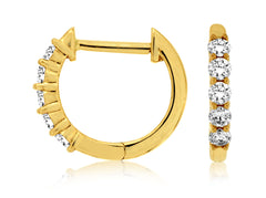 Diamond Hoop 11Mm Earring 
