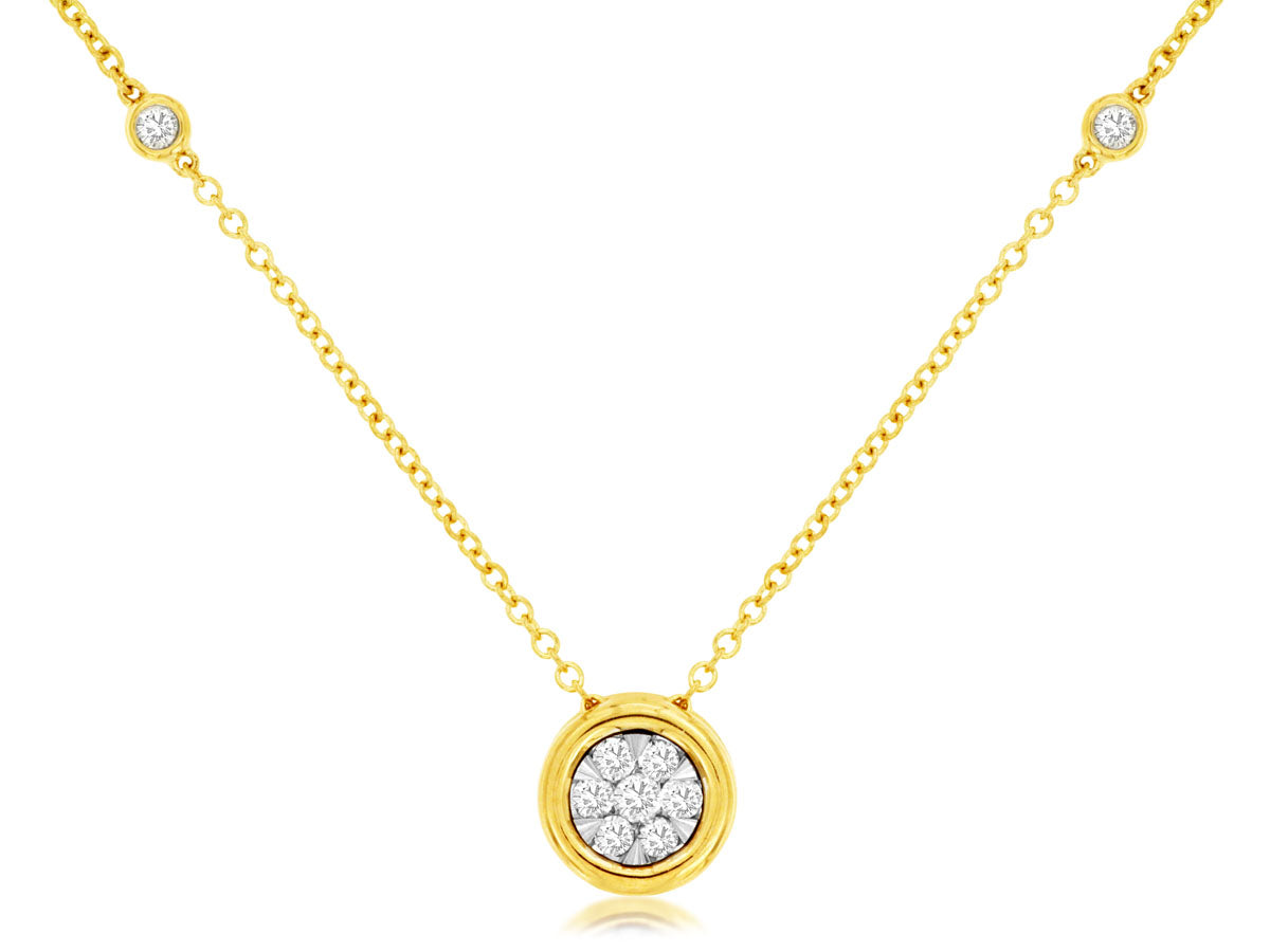 Diamond Necklace 5 Station 