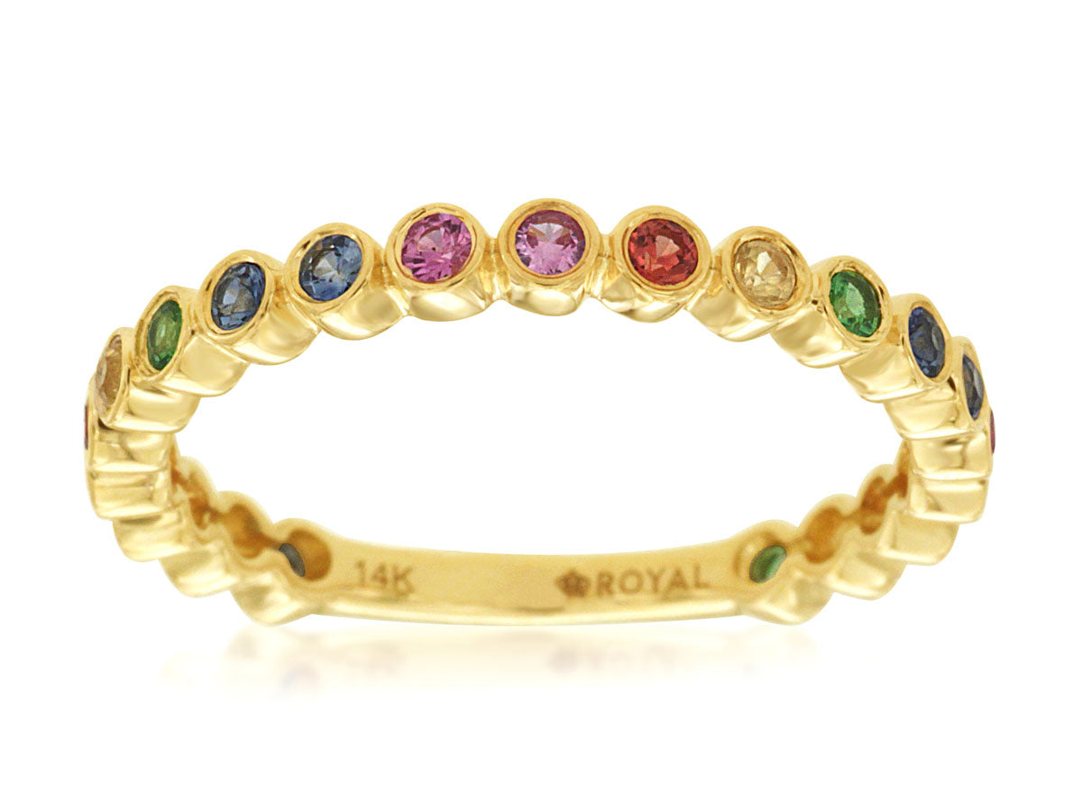 Mixed Sapphire Band 