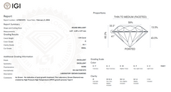 IGI-619451073 - E Color - VS1 Clarity - 1.04 Carat
