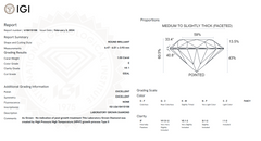 IGI-618415108 - E Color - VS1 Clarity - 1.02 Carat