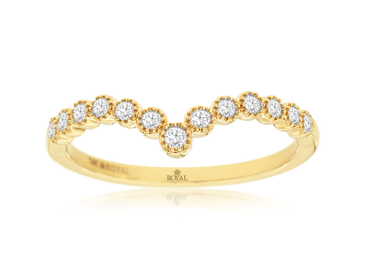 Diamond Contour Ring 