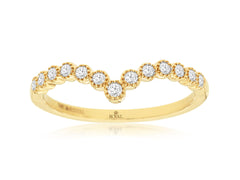 Diamond Contour Ring 
