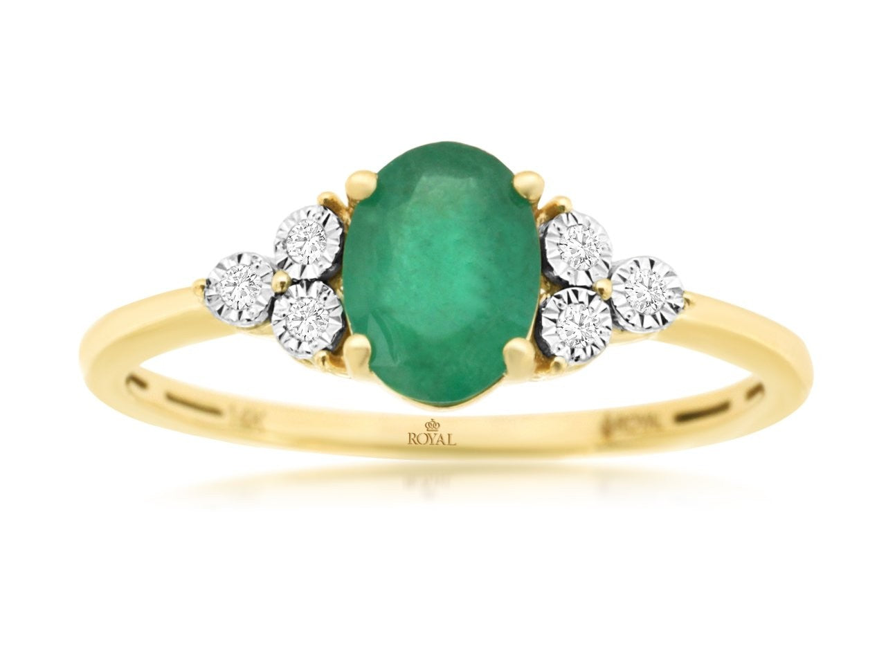 Emerald & Diamond Ring 