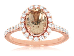 Morganite & Diamond Ring 
