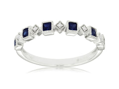 Sapphire & Diamond Band 
