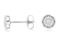 Diamond Cluster Studs 