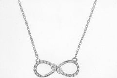 Diamond Infinity Necklace 