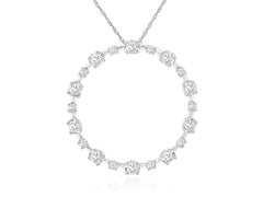 Diamond Circle Pendant 