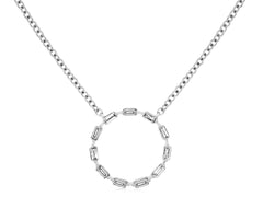 Diamond Circle Necklace 