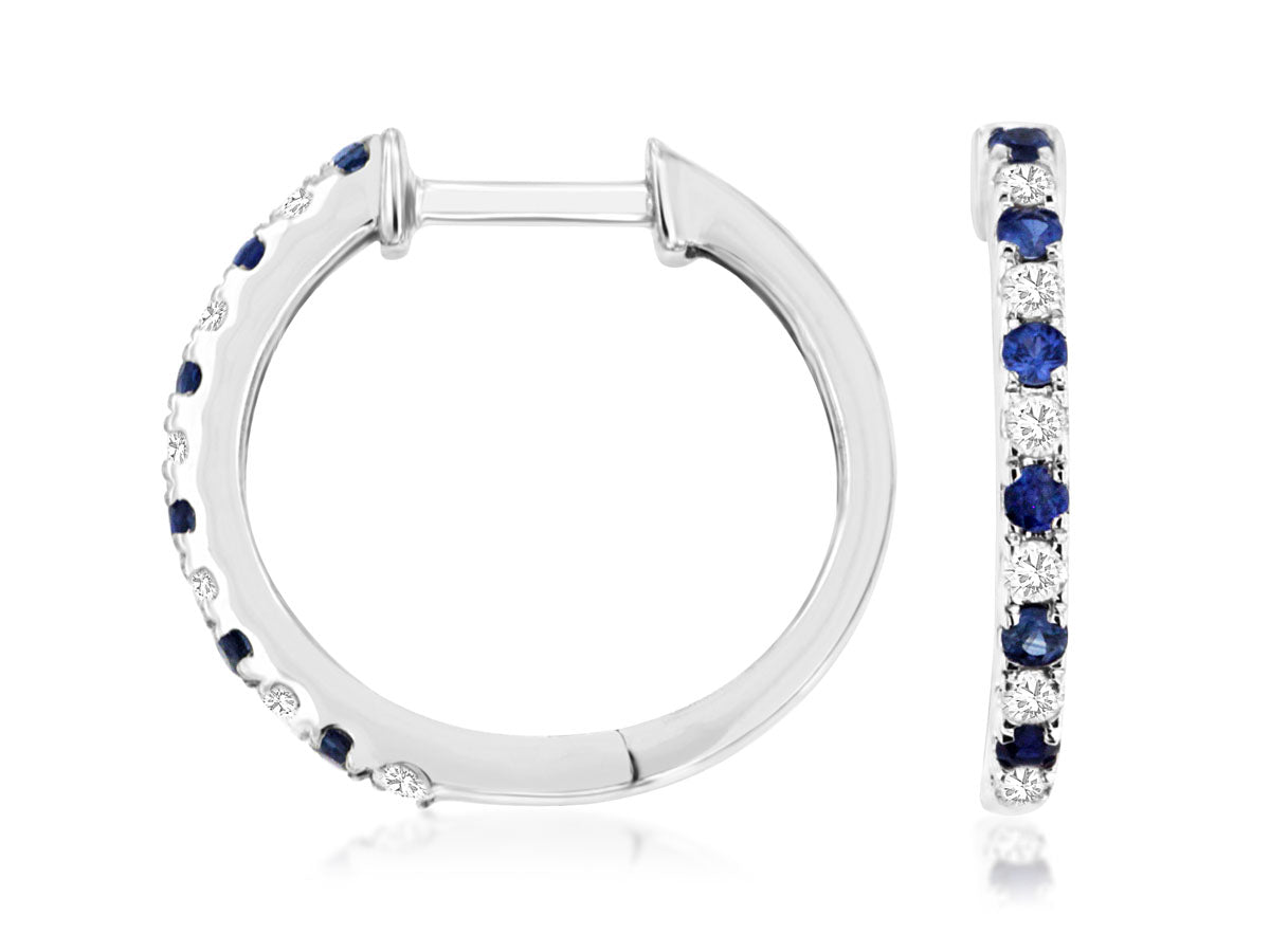 Sapphire & Diamond Earring 
