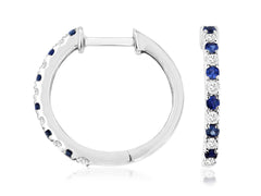 Sapphire & Diamond Earring 