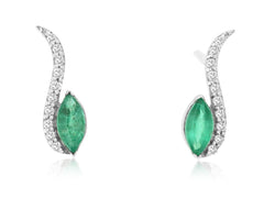 Emerald & Diamond Earring 