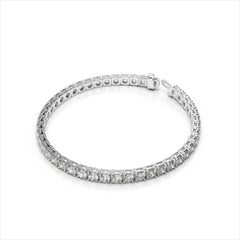 Diamond Tennis Bracelet / 3.0 ctw 14k Gold Prong Setting Diamond Tennis Bracelet / Multi stone Diamond layering bracelet / Statement Jewelry